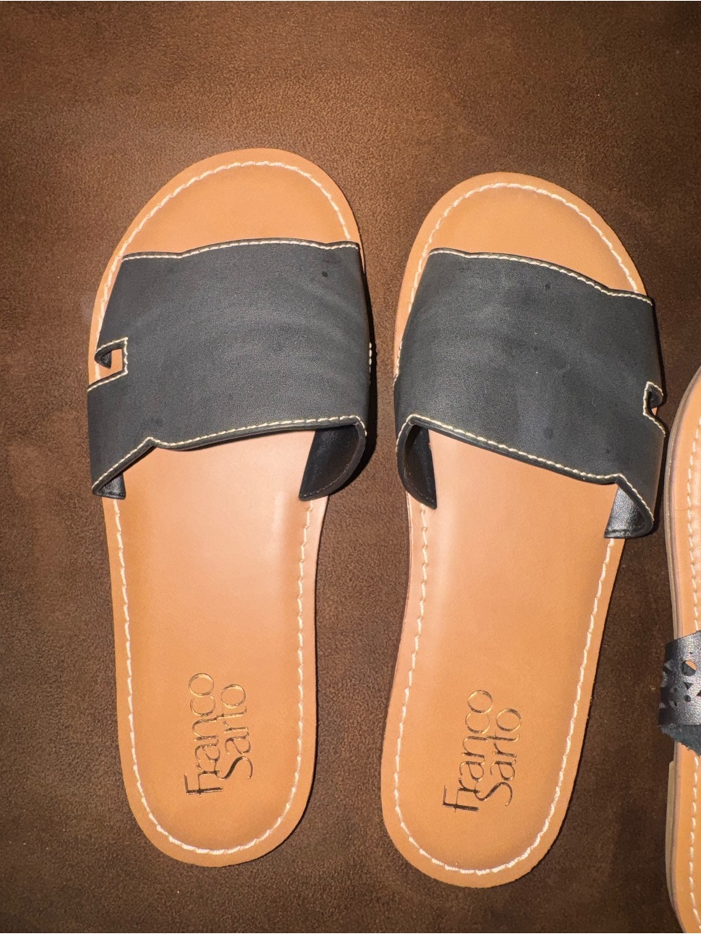 Women's lot Slides/Sandals Franco Sarto & Universal Threads Sz 7 - Picture 2 of 7